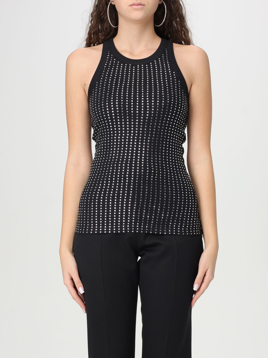 Top Woman color Black