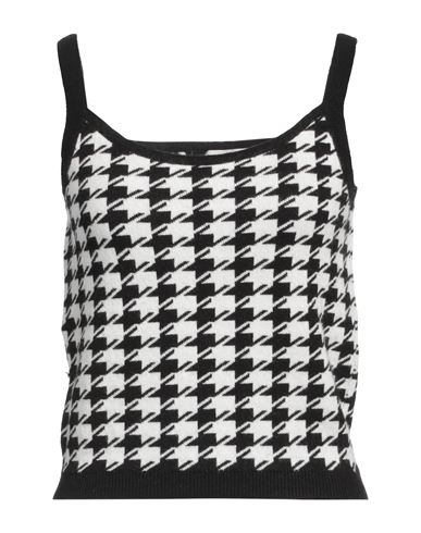 Woman Top Black Size ONESIZE Viscose, Polyamide, Wool, Cashmere