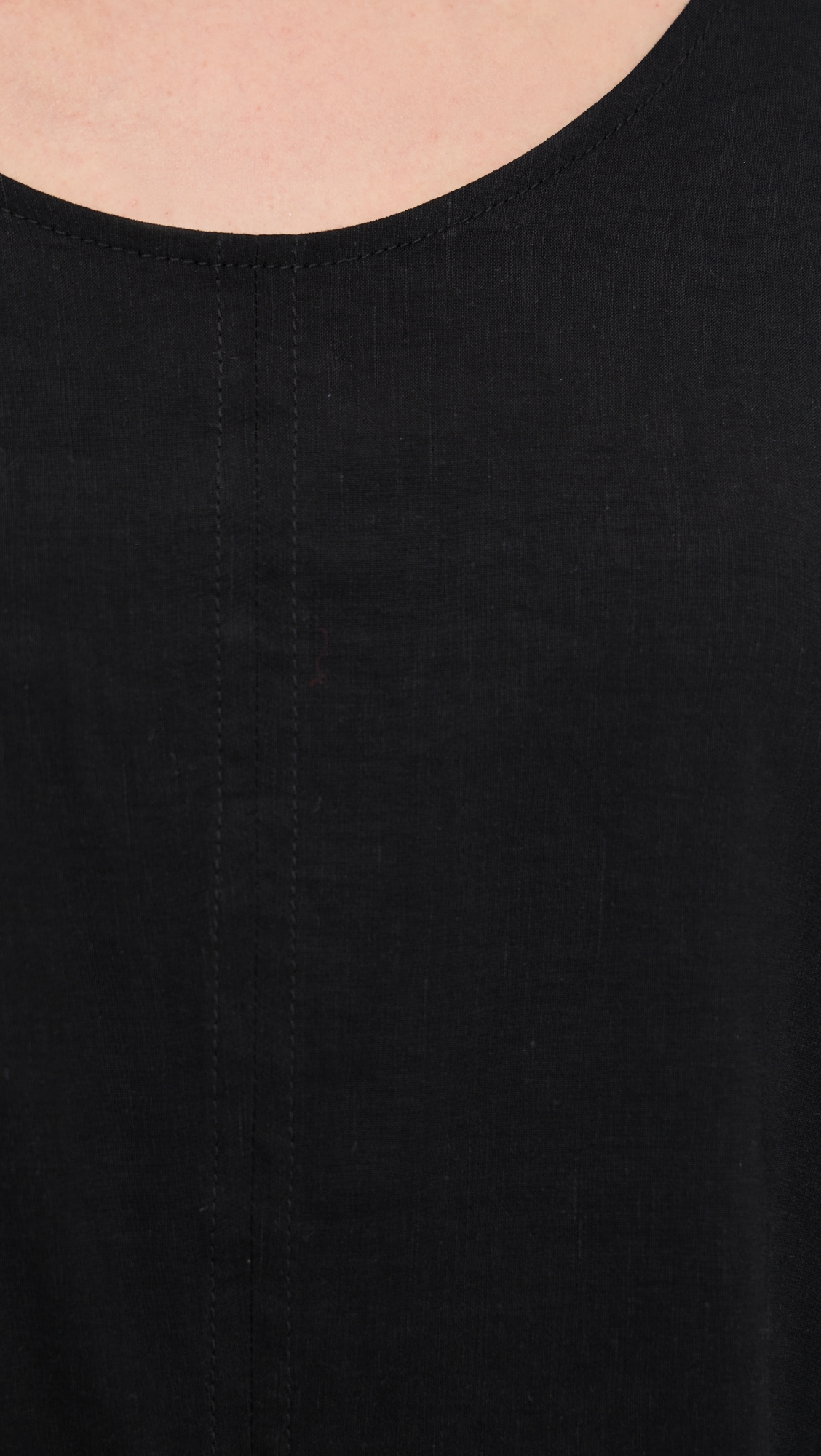 Tank Flare Mini Dress Black
