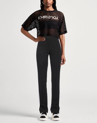 Moschino Couture Woman Pants Black Size 4 Polyester, Elastane