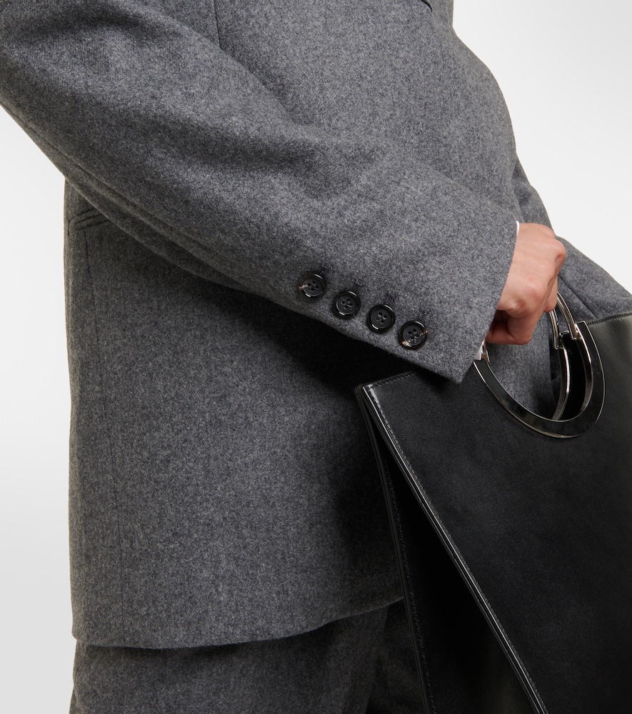 Wool-blend blazer