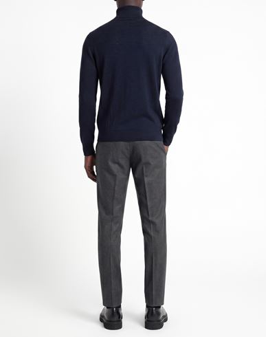 Man Turtleneck Midnight blue Size L Wool, Viscose, Nylon, Cashmere