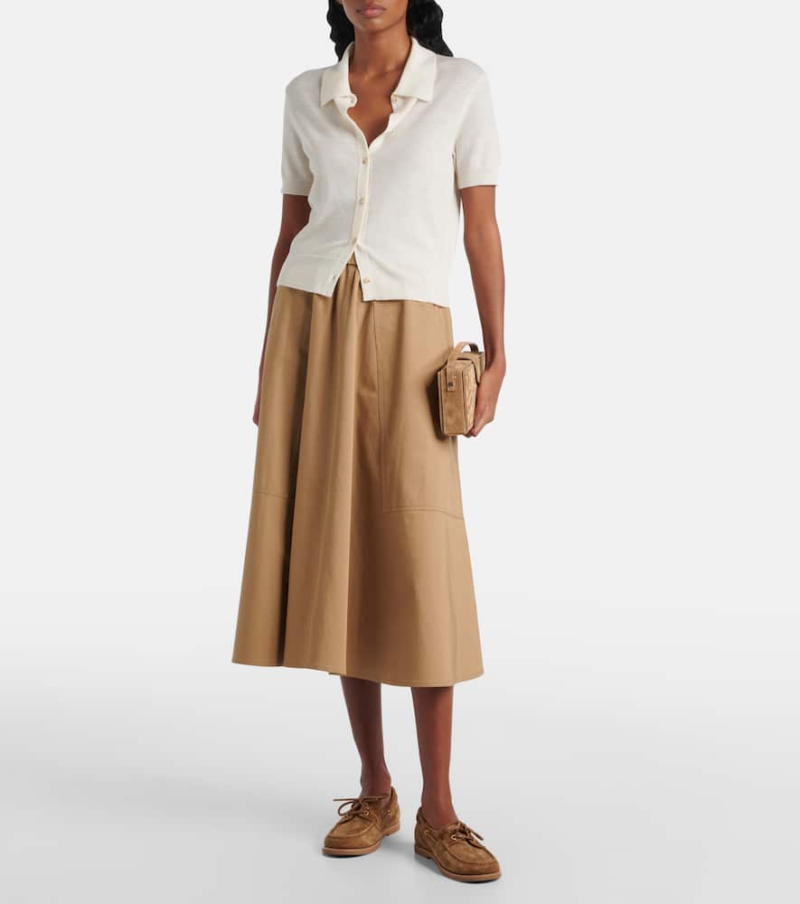 Wool-blend top
