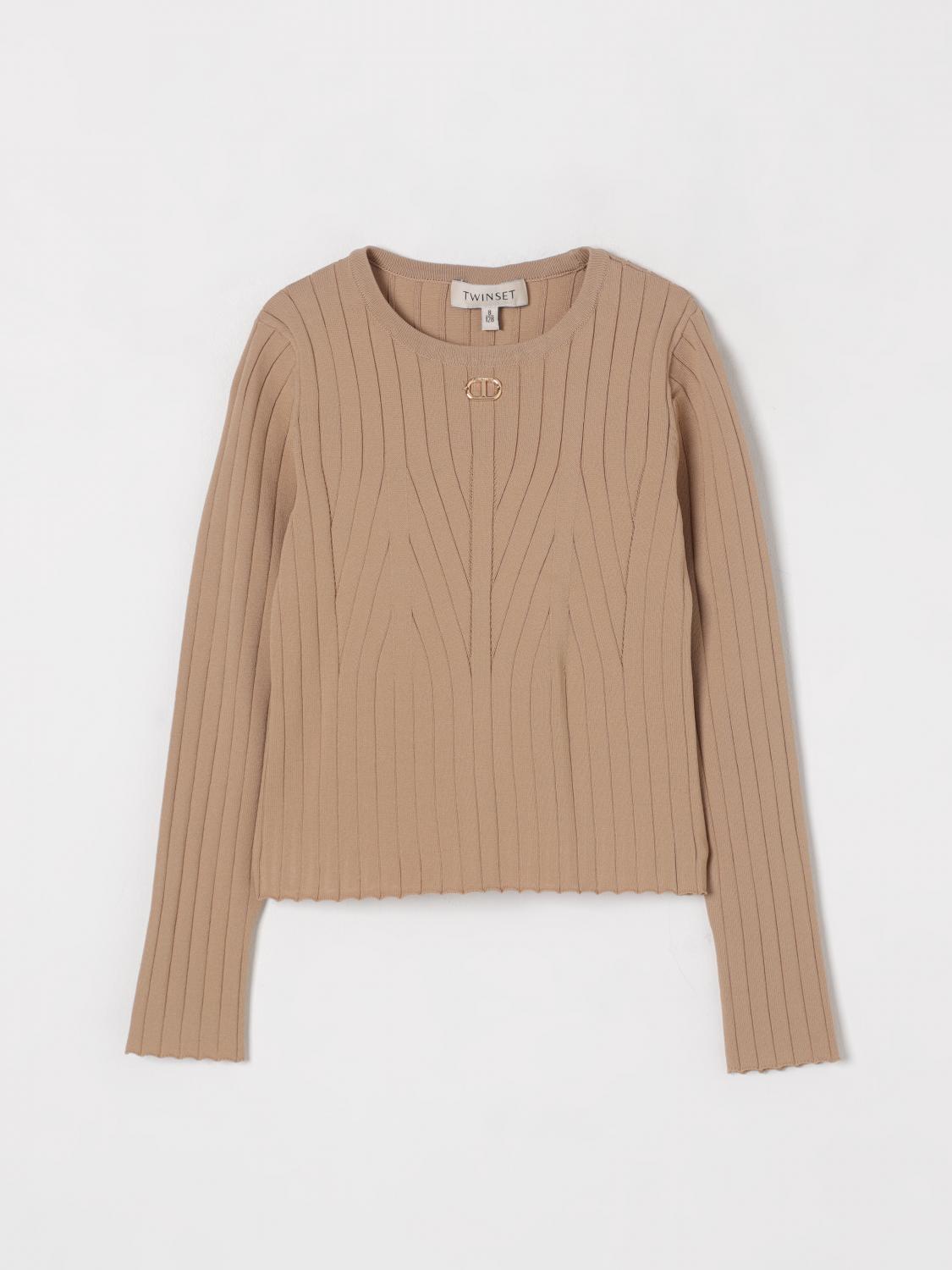 Sweater TWINSET Kids color Beige