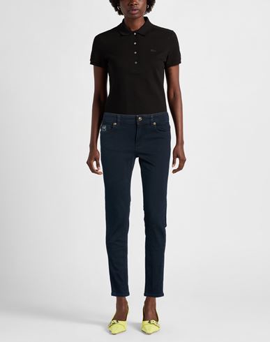Woman Jeans Blue Size 24 Cotton, Elastane