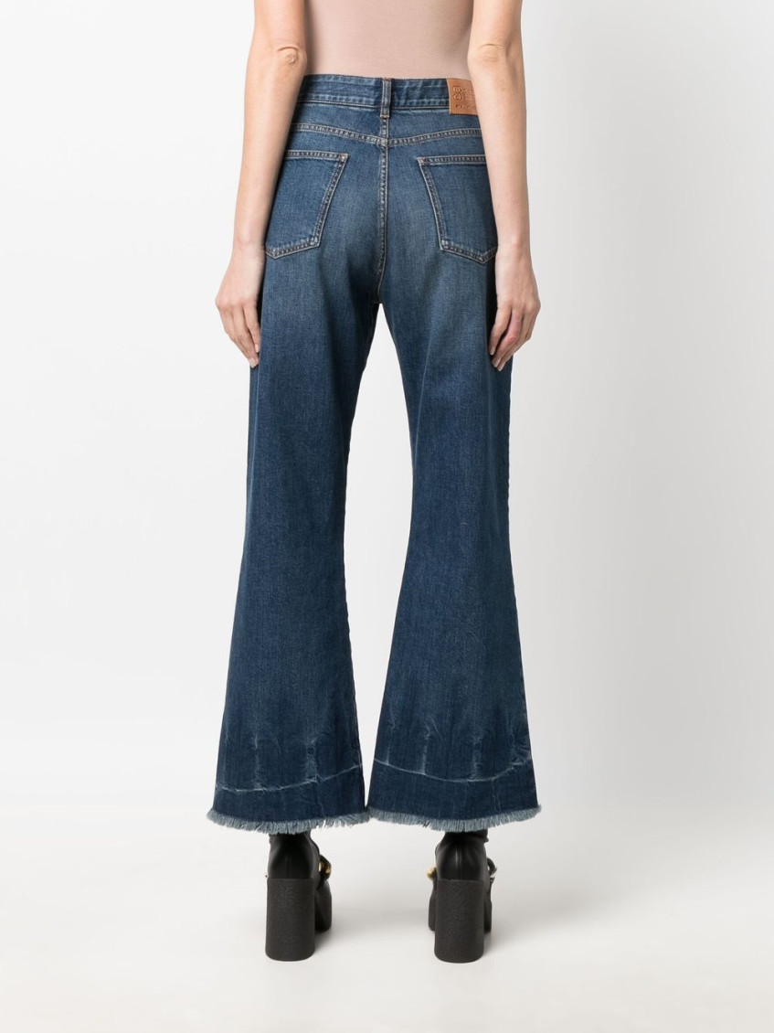 The '90s cropped flared jeans