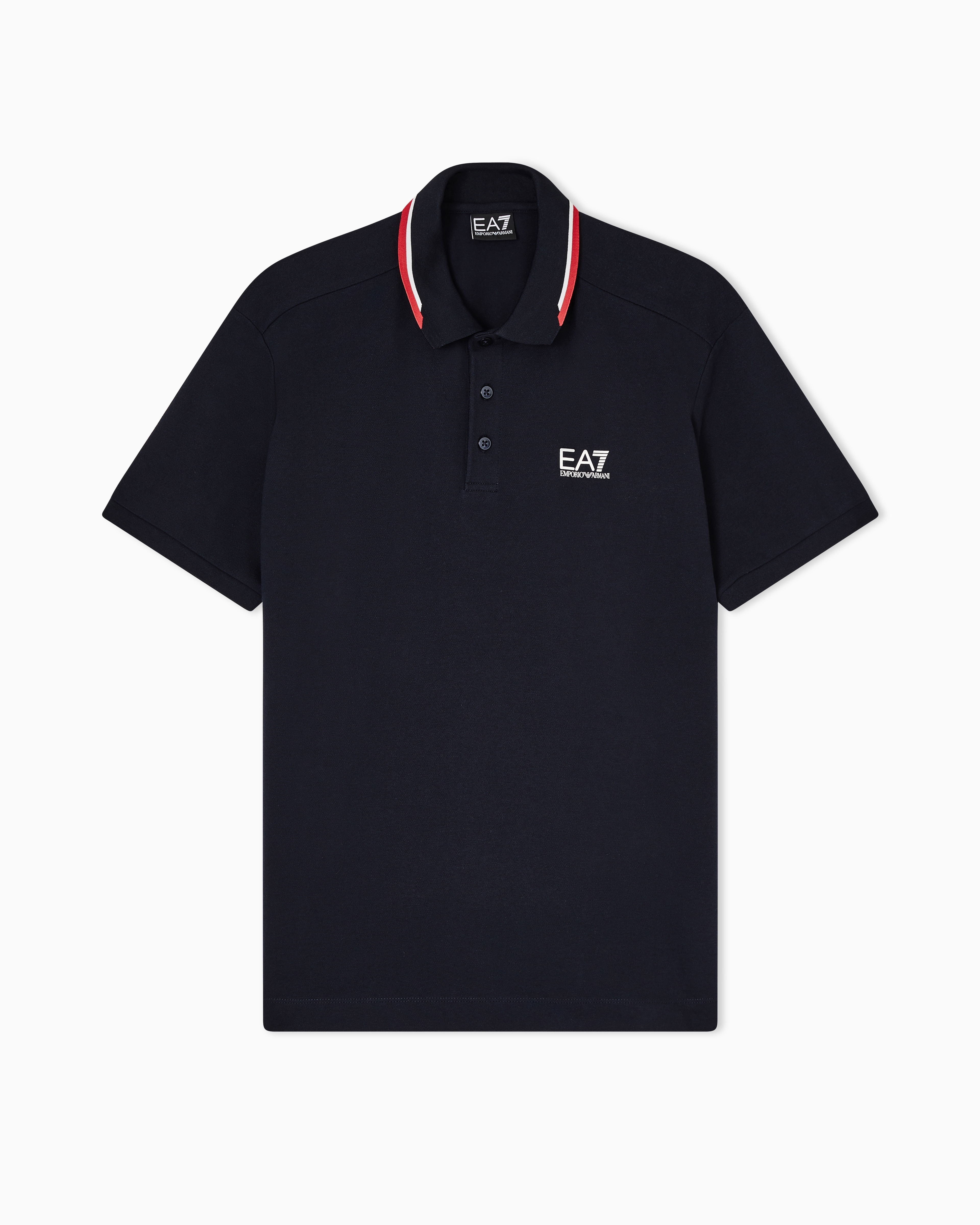 Summer Block stretch cotton polo shirt