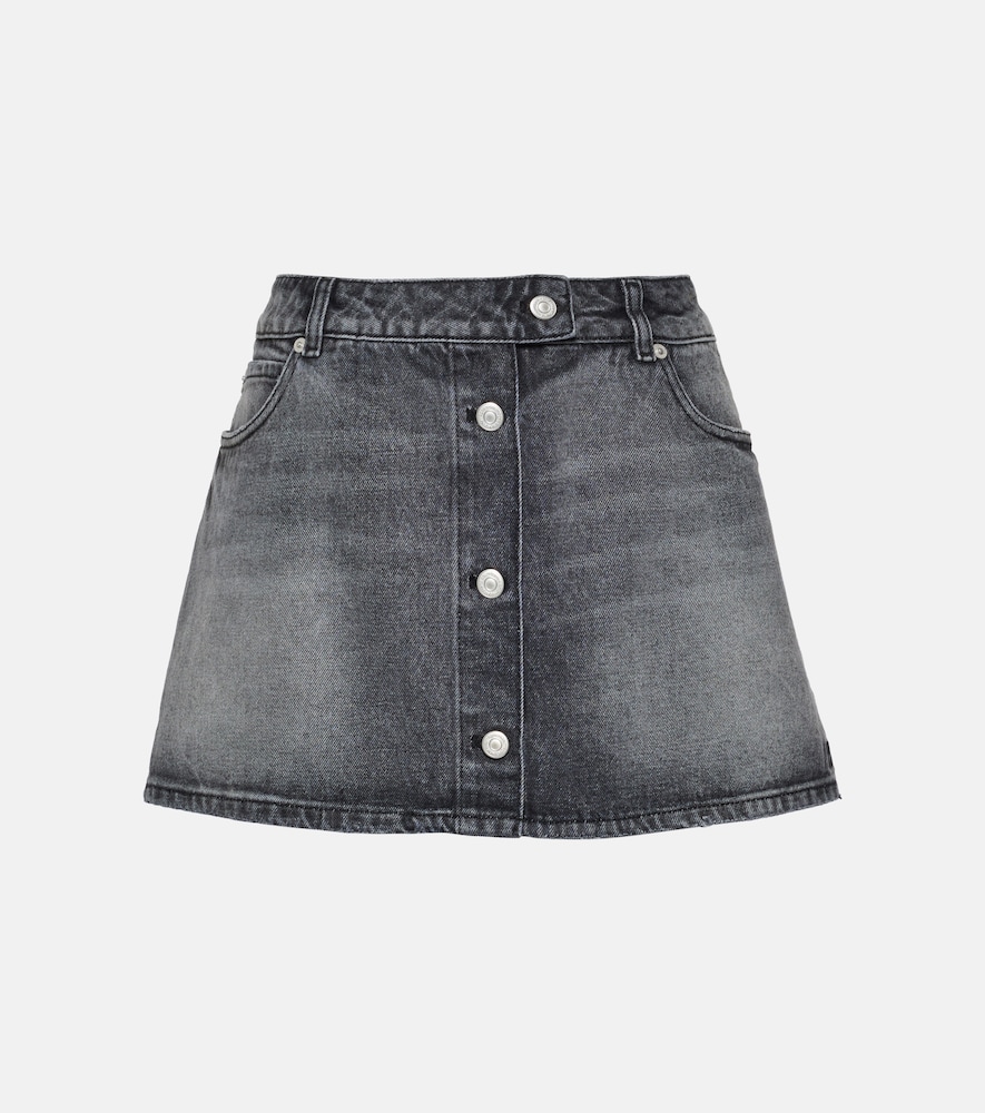 Denim miniskirt