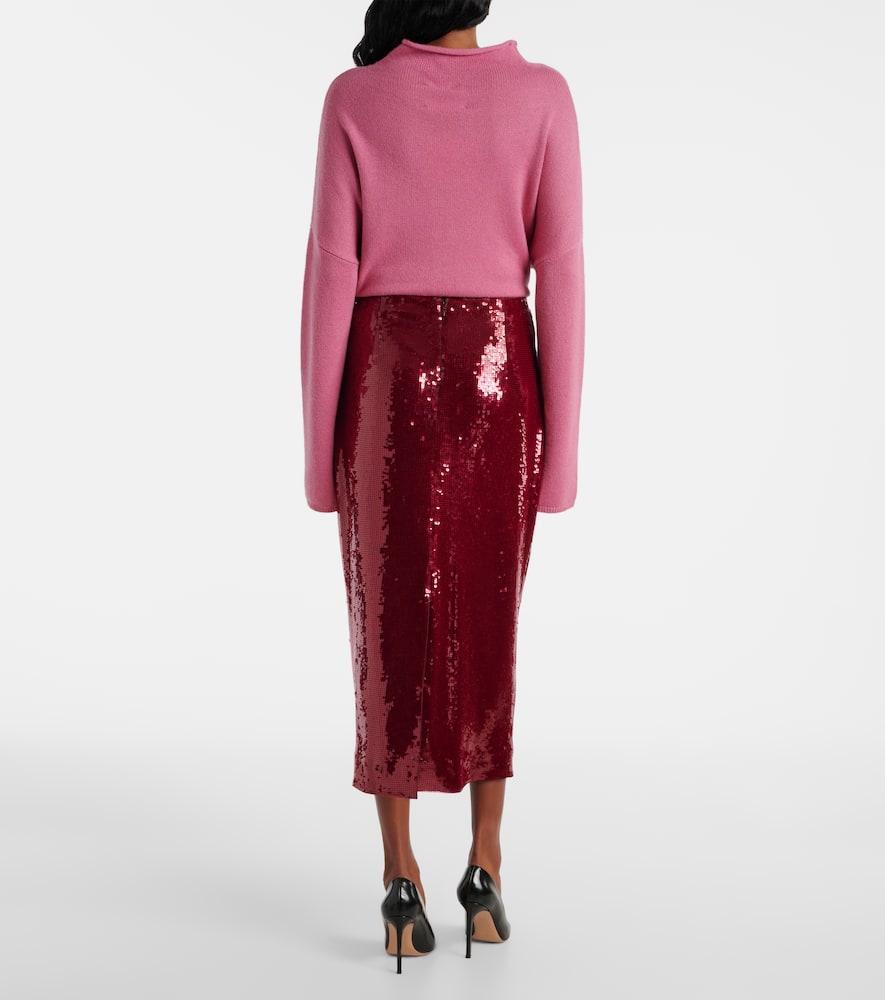 Koa sequined pencil skirt