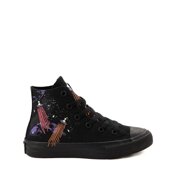Converse Chuck Taylor All Star Groovy Space Glow High-Top Sneaker - Little Kid - Black