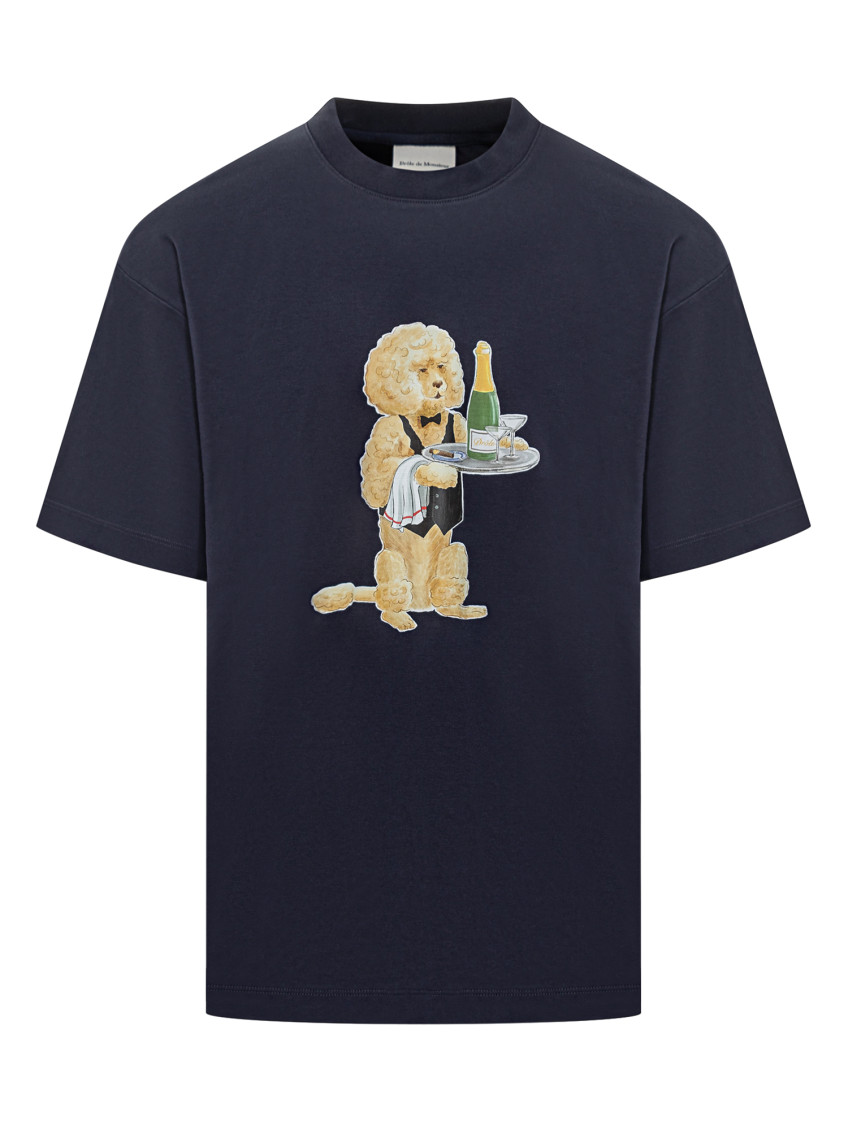 Navy Blue Graphic T-Shirt