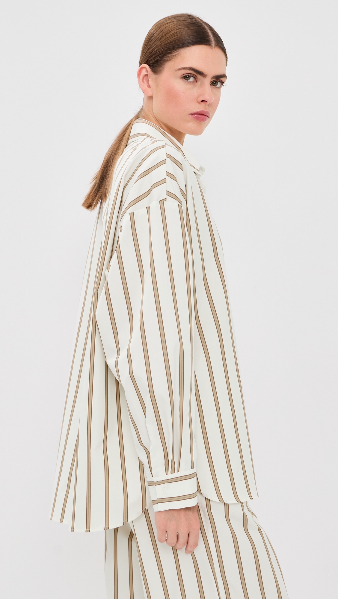 Something Borrowed Shirt White/Khaki L