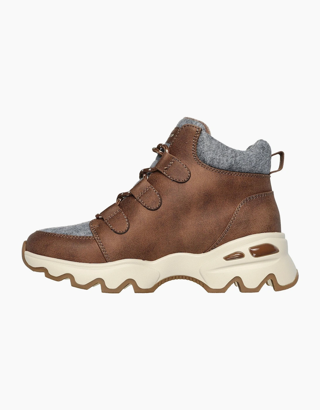 Skechers Women's Biglug Non Waterproof Walking Shoes - Brown