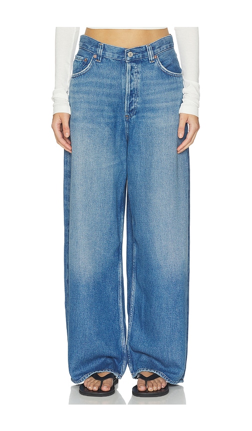 AGOLDE Rounded Baggy Jean in Blue. - 24 also , 25, 26, 27, 28, 29, 30, 31, 32