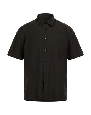 Man Shirt Black Size M Cotton, Nylon