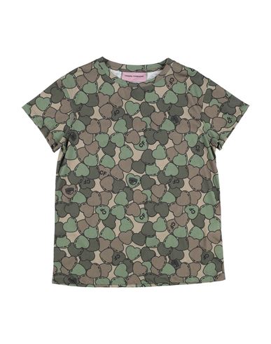 Kid Girl T-shirt Military green