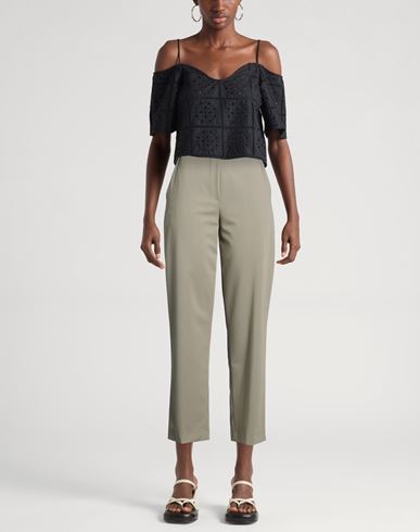 Woman Pants Grey Size 6 Polyester, Viscose, Elastane