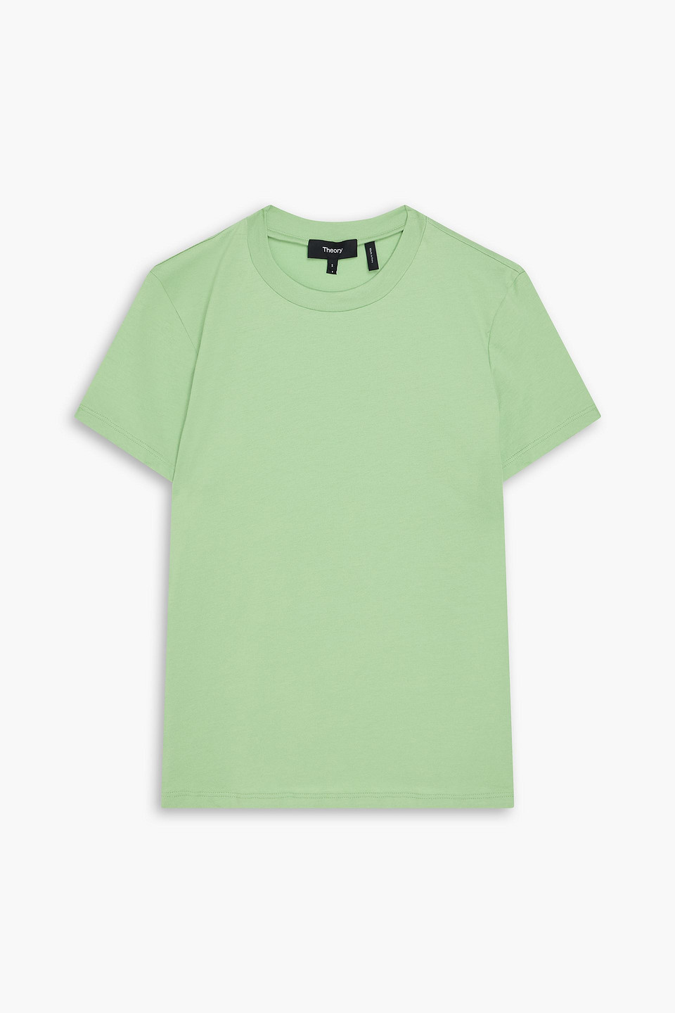 Pima cotton-jersey T-shirt - Green - XS