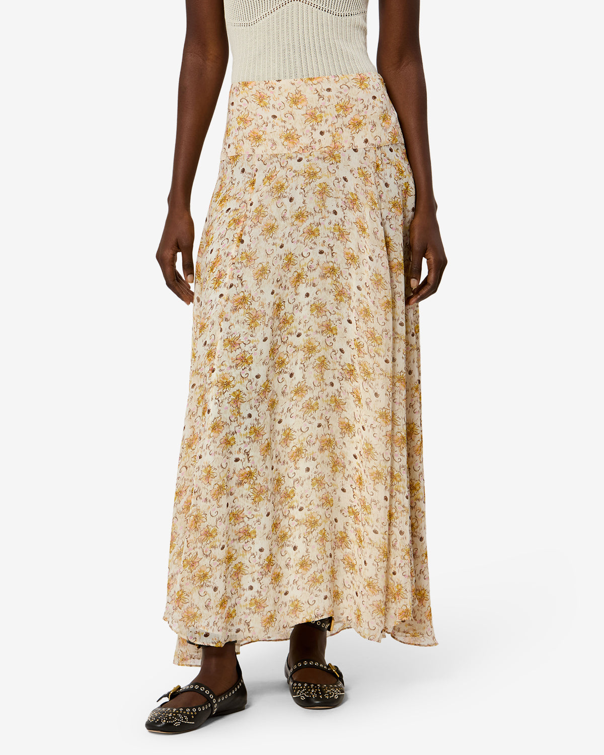 Fran Skirt - Women - Light Yellow-ecru - Size 34 - Marant Étoile