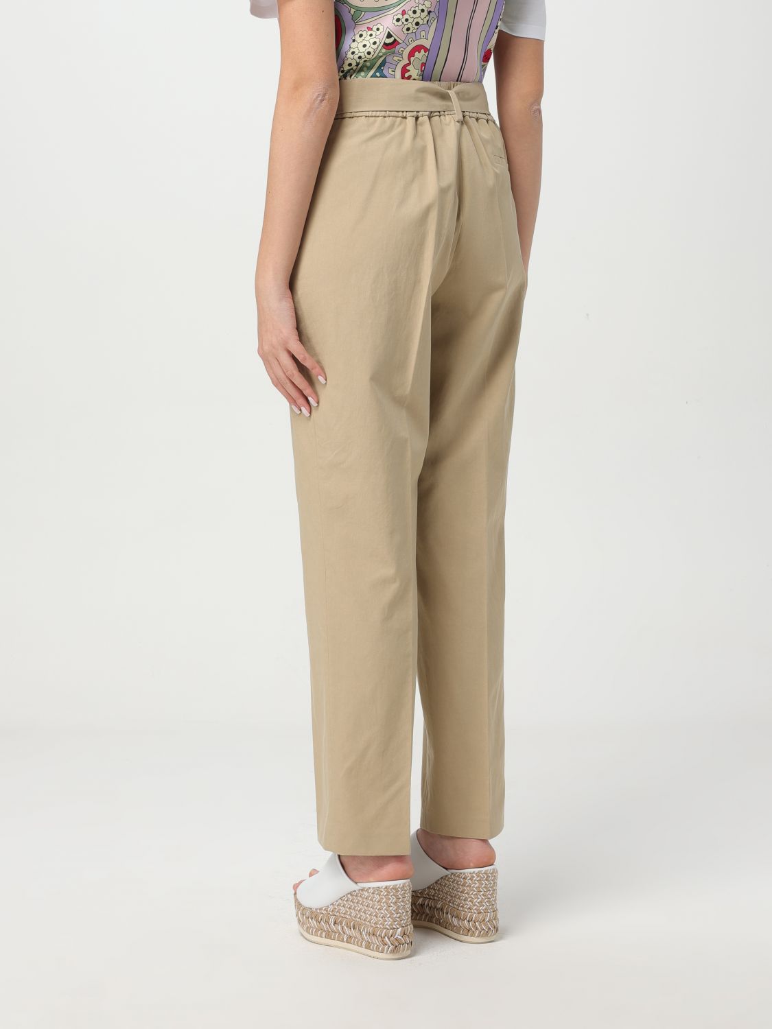 Pants LIU JO Woman color Brown