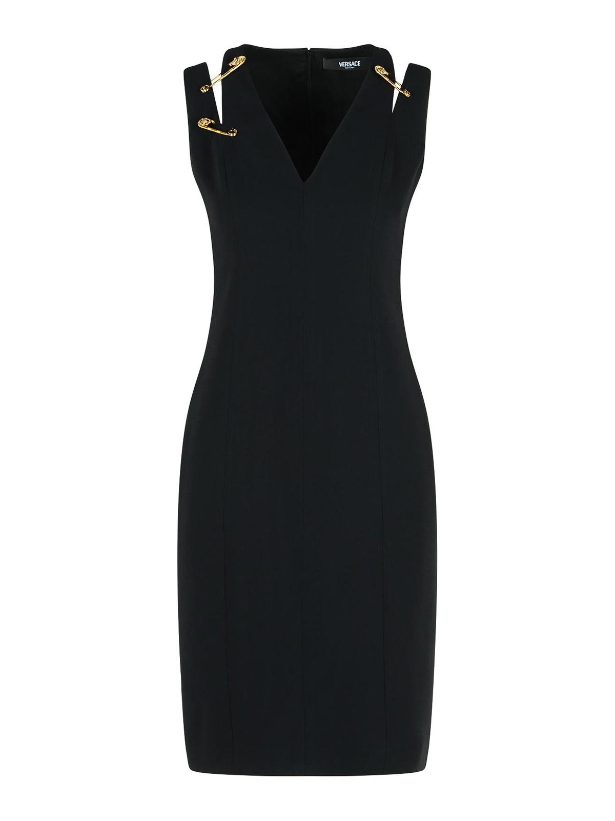 Black Viscose Blend Dress