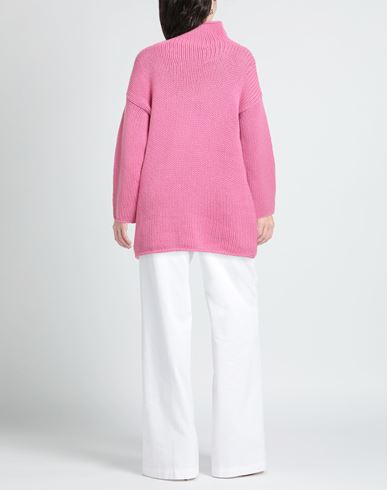 Woman Turtleneck Fuchsia Size L Cashmere