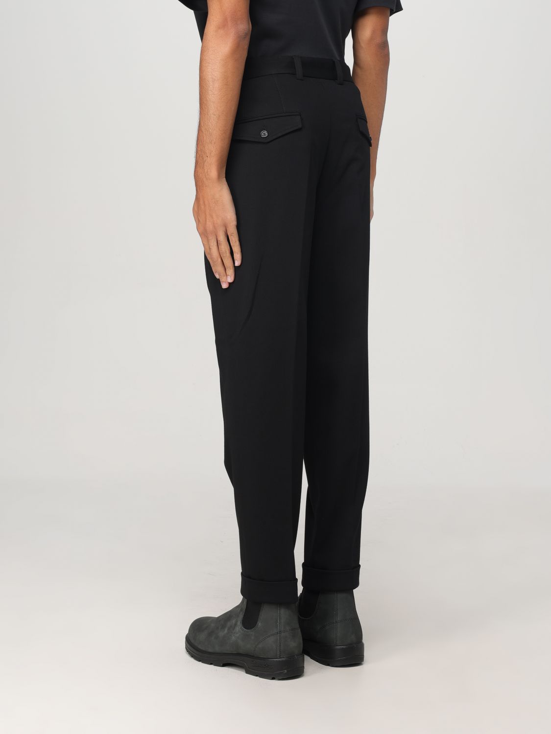 Pants Men color Black