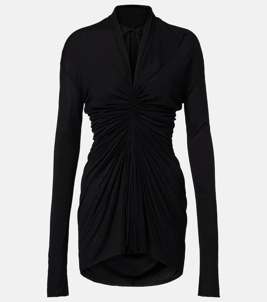 Gathered minidress