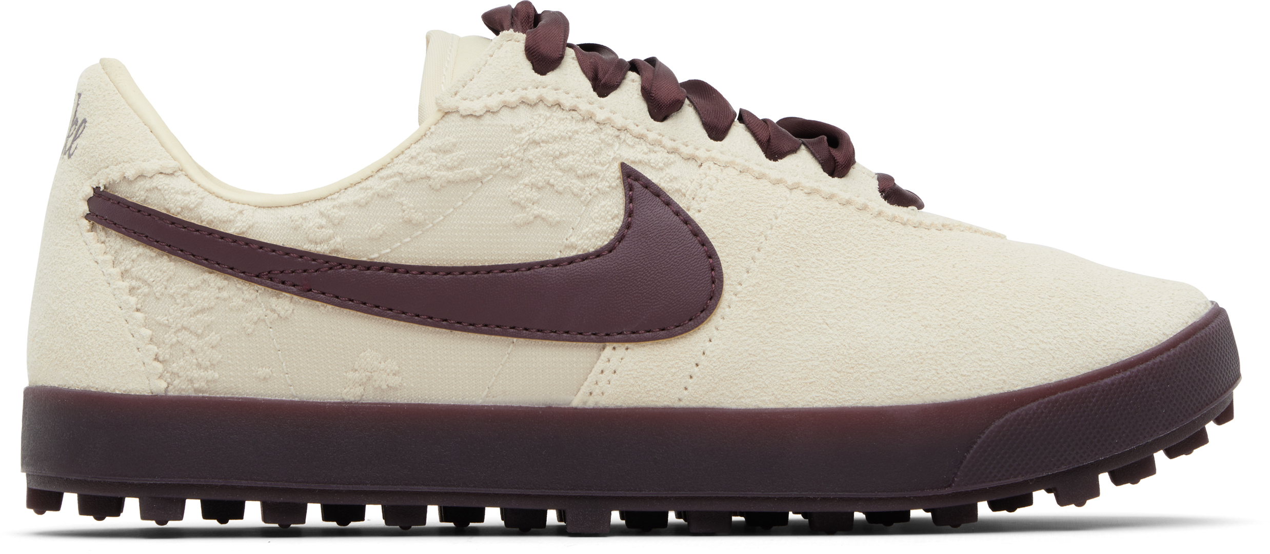 Off-White & Burgundy Astrograbber Leather SE Sneakers