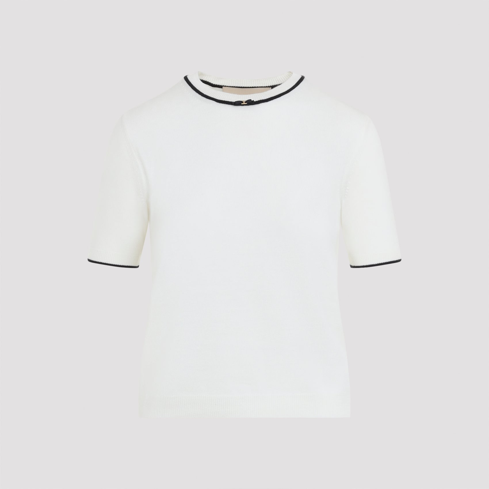 Women's Virgin Wool Knit T-Shirt Sweater Pullover