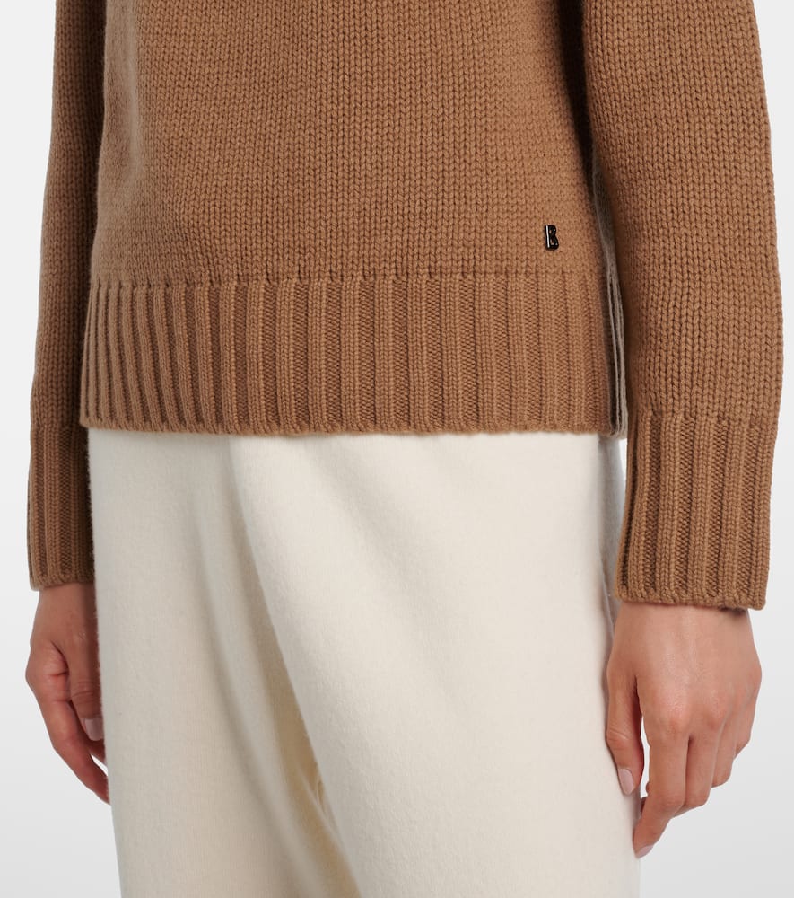 Ingrid jacquard cashmere turtleneck sweater