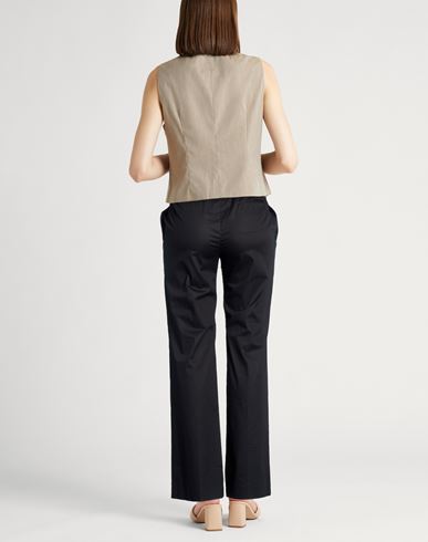 Woman Pants Black Size 8 Cotton, Elastane