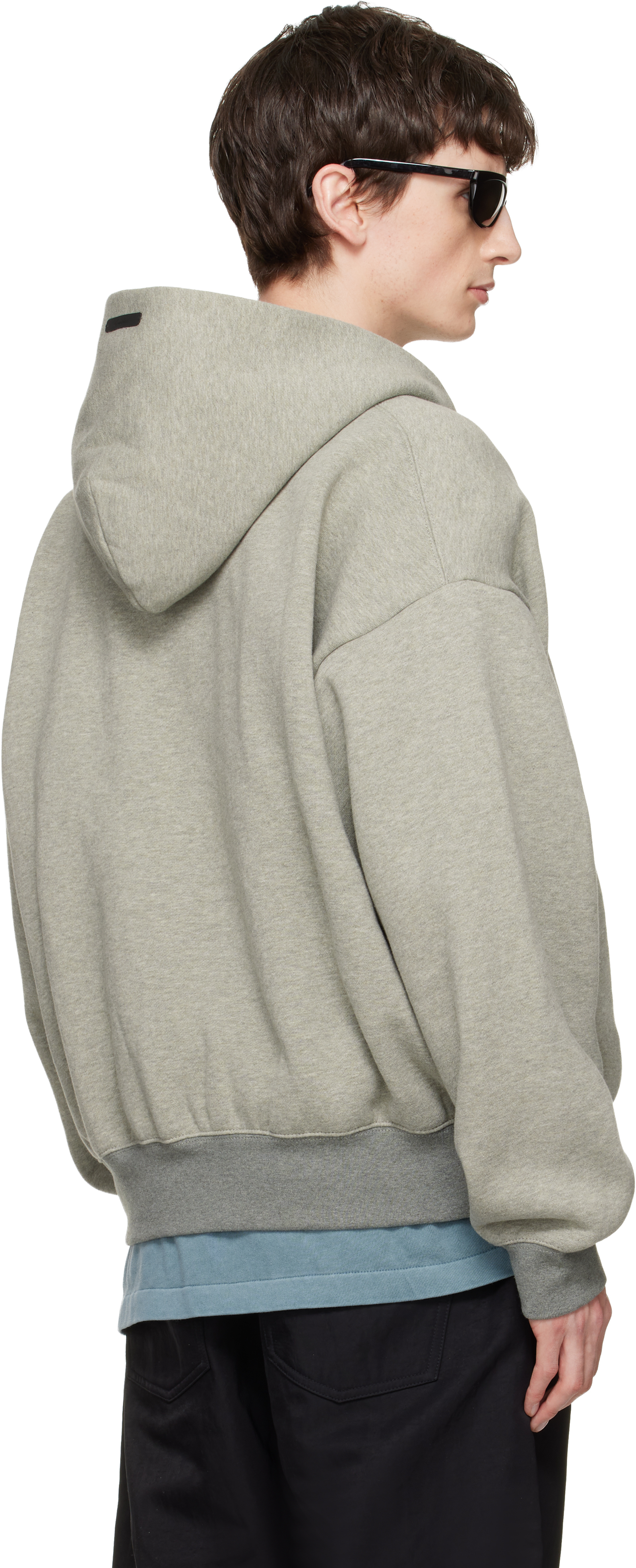 Gray Signature Classic Full Zip Hoodie