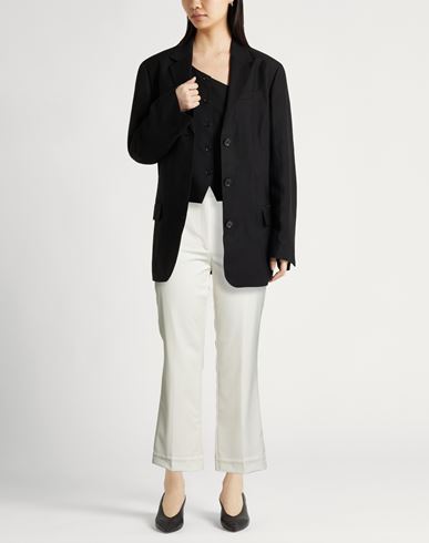 Woman Pants Ivory Size 4 Recycled polyester, Wool, Elastane