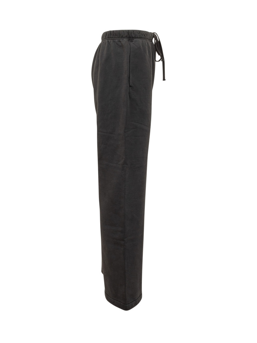 Black Relaxed Drawstring Pants