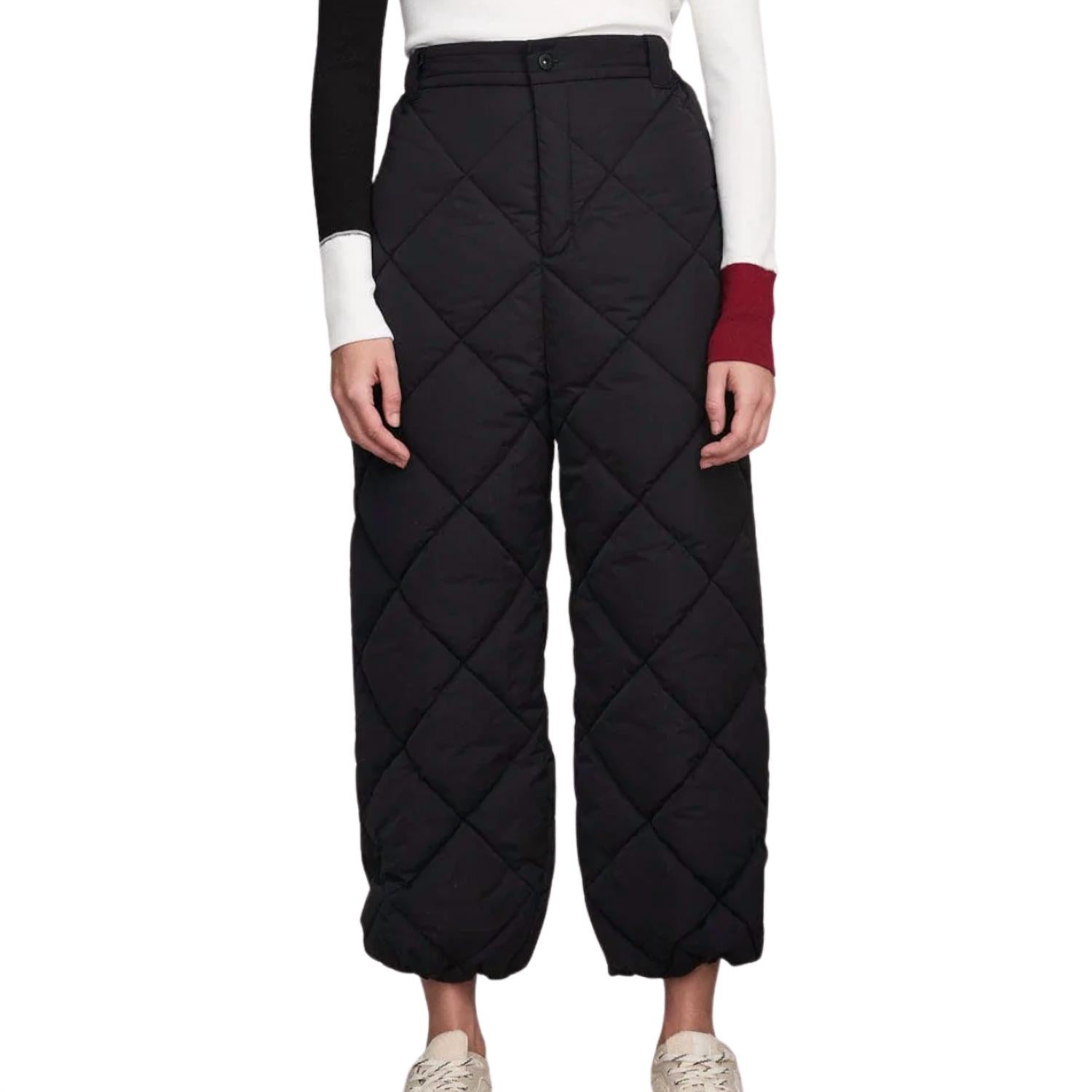 Women's Mika Quilted Pant In Black