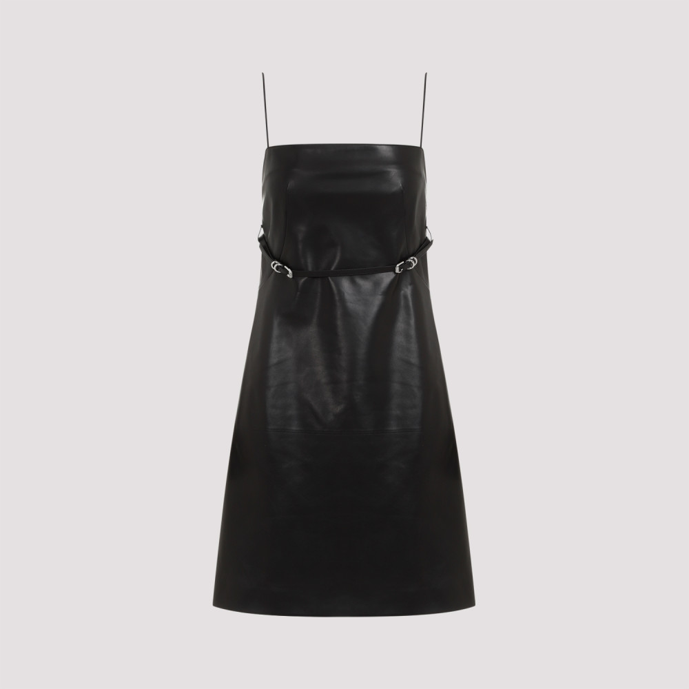 Voyou Leather Mini Dress