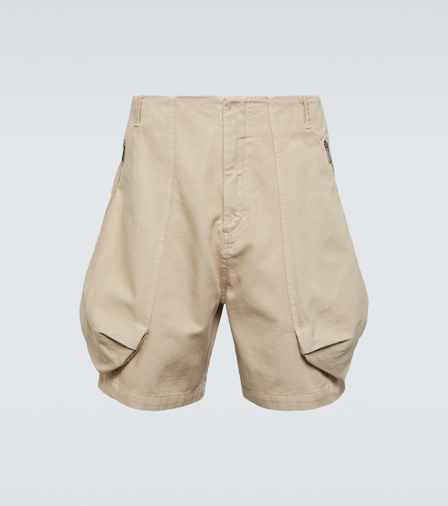 Jacquemus Le Short Cargo Croissant cotton shorts