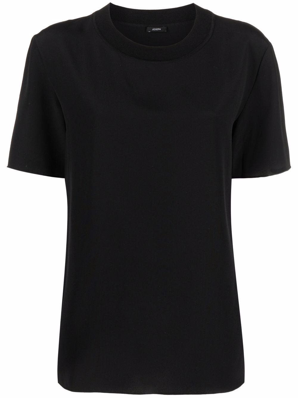 Rubin ribbed-trim blouse - Black
