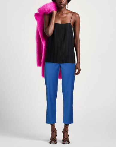 Woman Pants Blue Size 2 Polyester, Viscose, Elastane