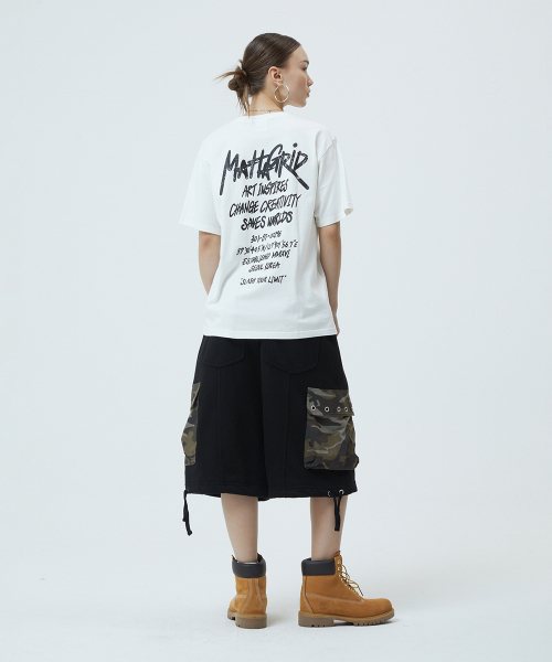 PIGMENT GRAFFITI LOGO TEE IVORY