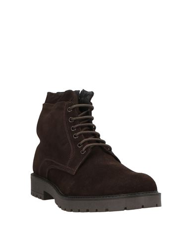 Man Ankle boots Dark brown Size 10 Leather