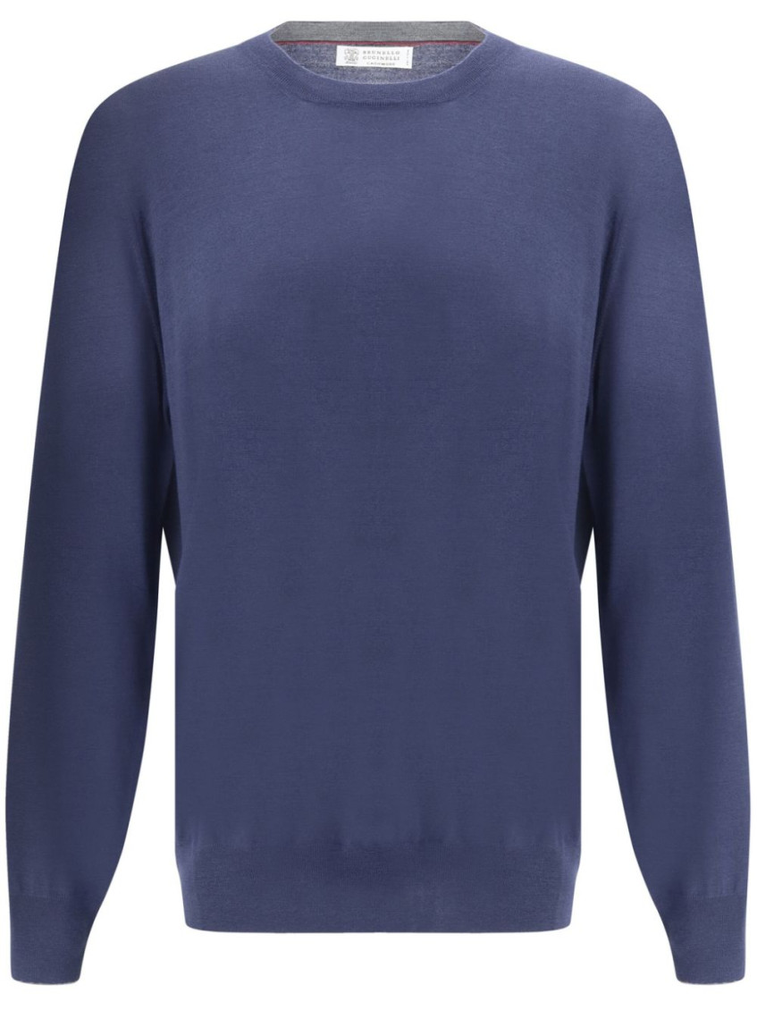 Crew-neck sweater - Blue