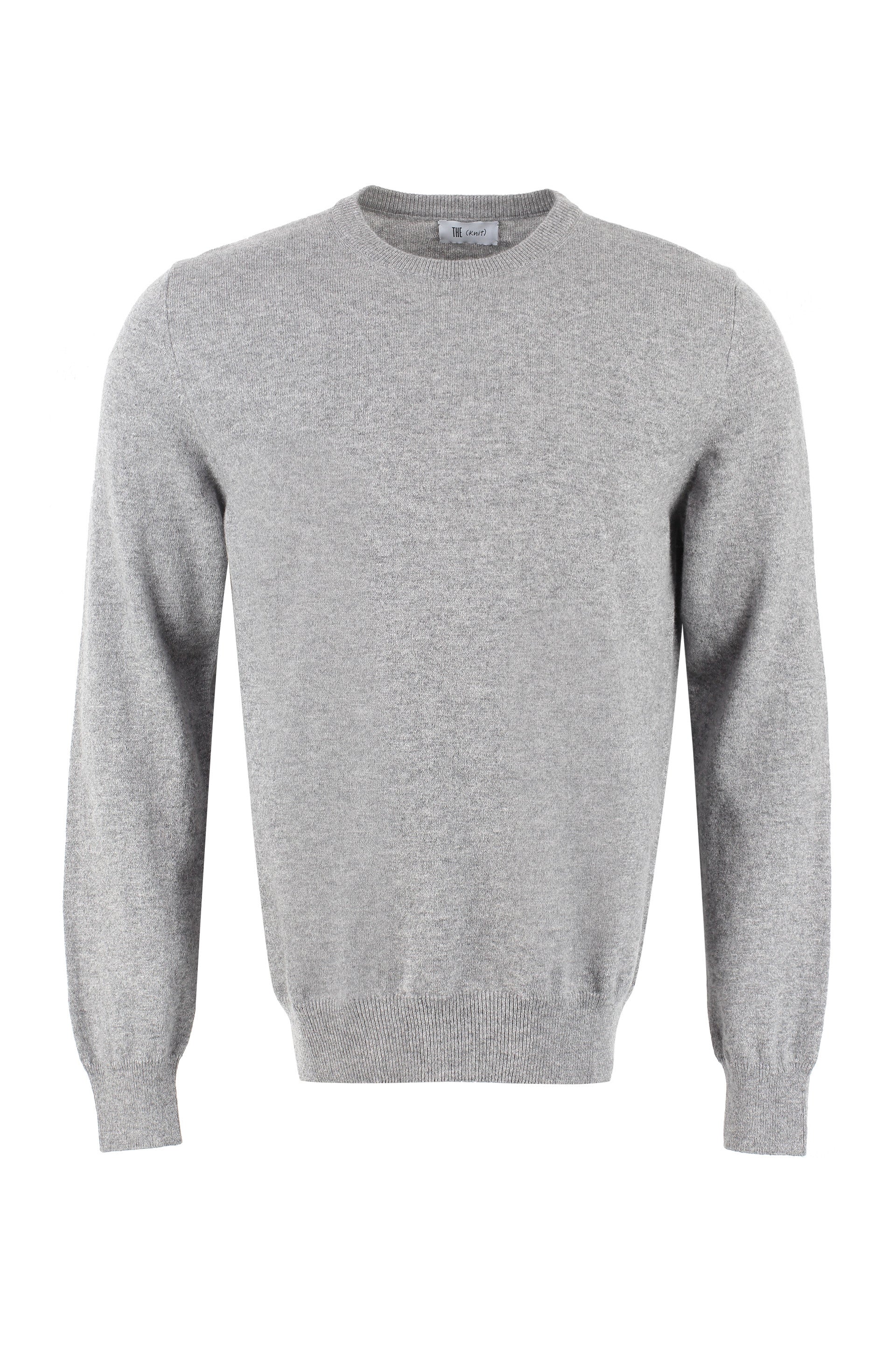 The (alphabet) Rib-Trim Cashmere Sweater
