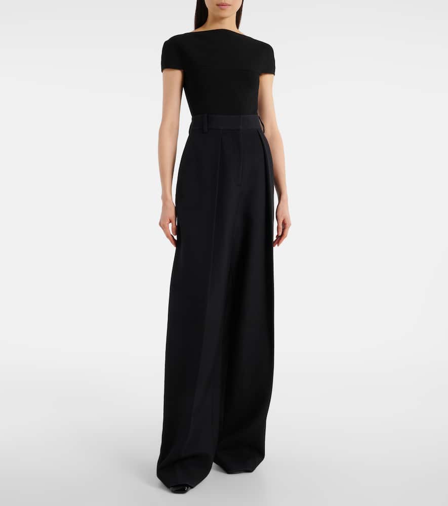 Maris high-rise wide-leg pants