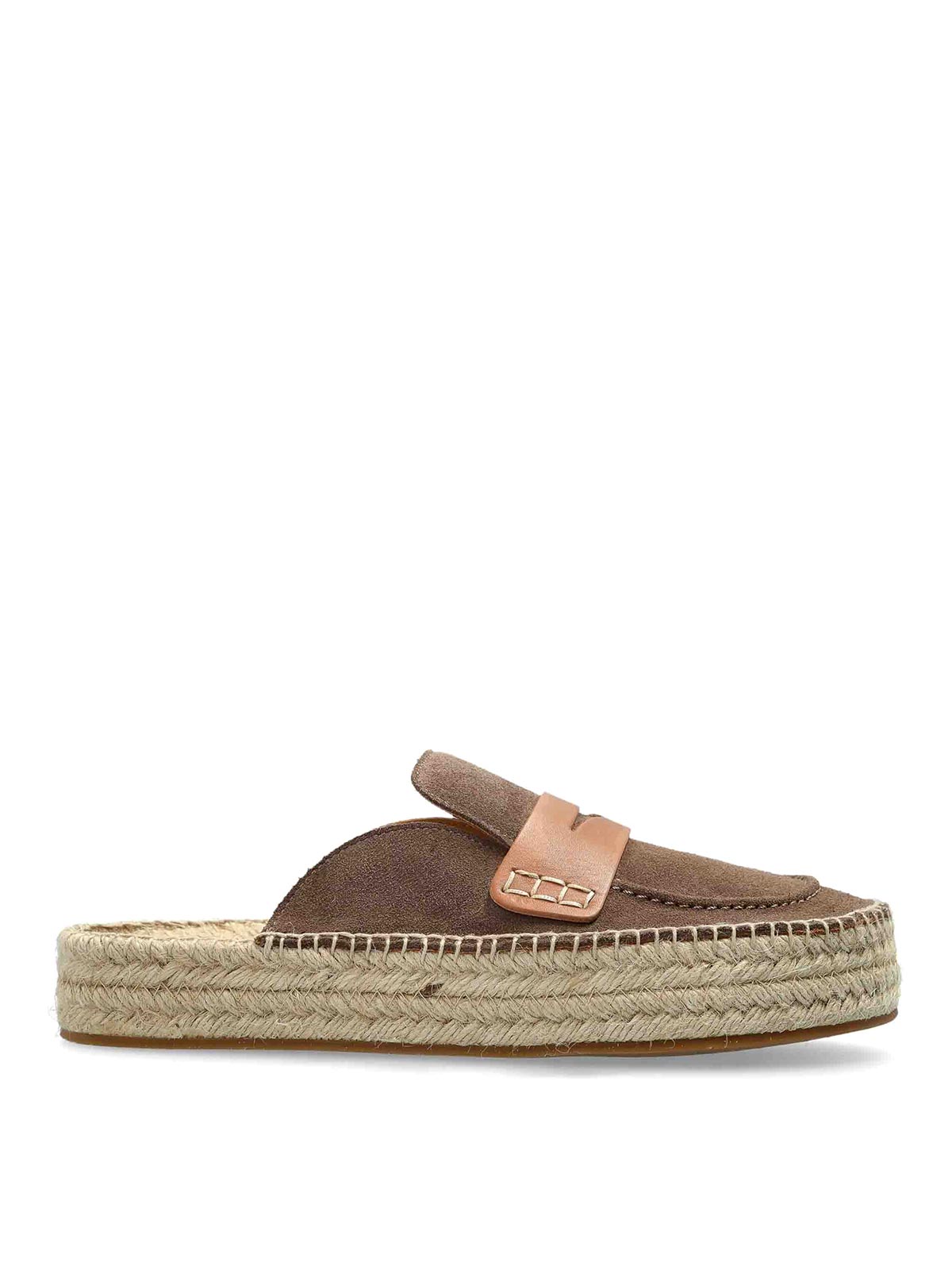 Suede mules - Brown