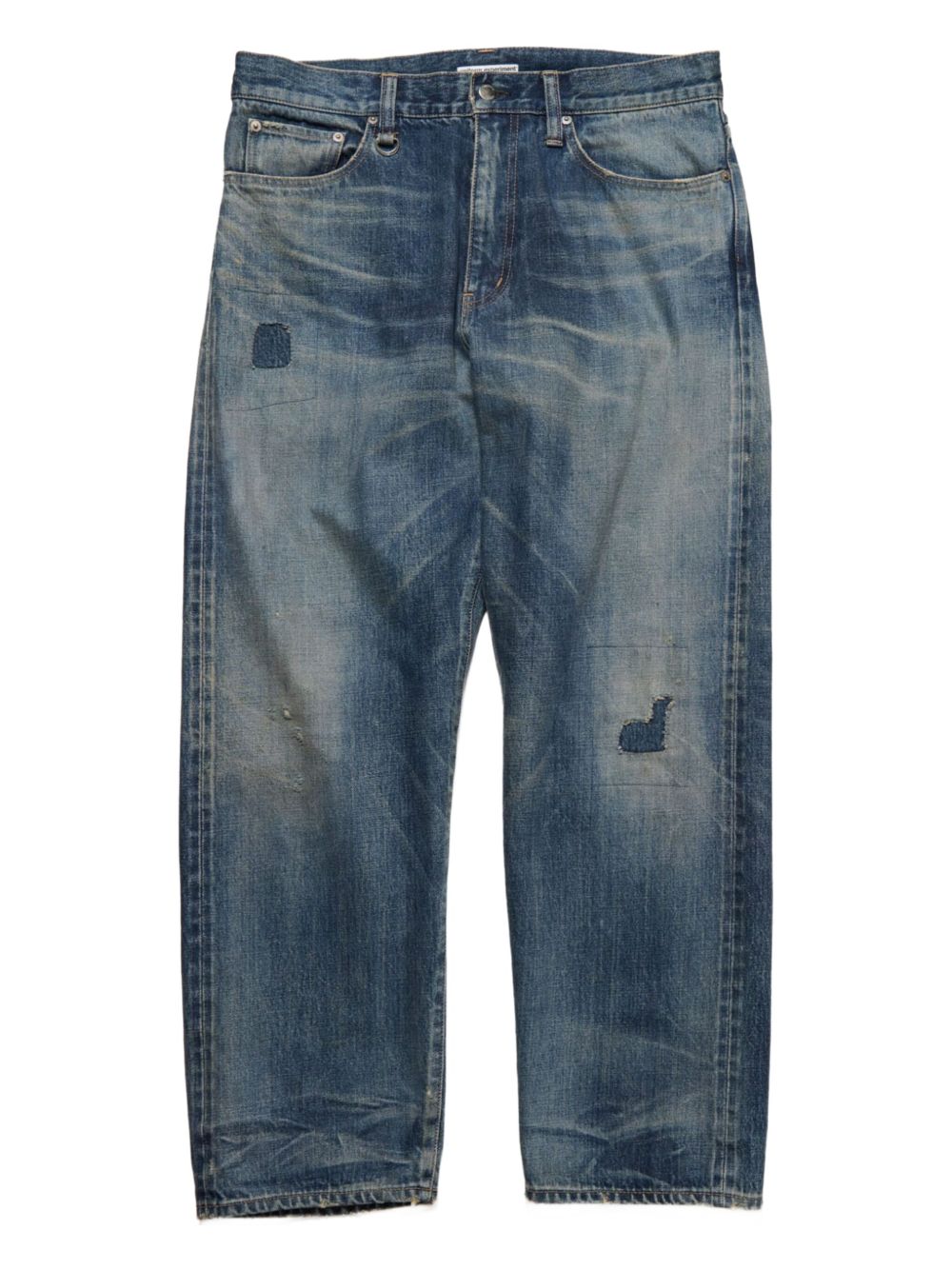 Distressed light-wash jeans - Blue