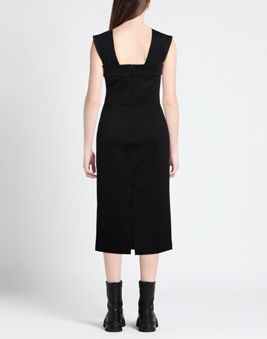 Woman Midi dress Black Size 8 Viscose, Nylon, Elastane