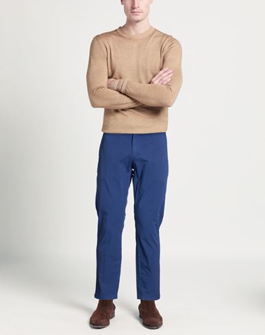Man Pants Blue Size 30 Cotton, Elastane