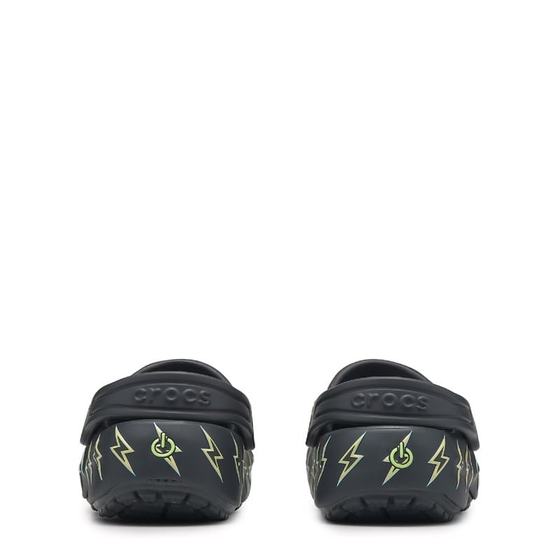 Kids' Graphic Light Up Classic Clog Toddler Shoes (Carbon Grey)